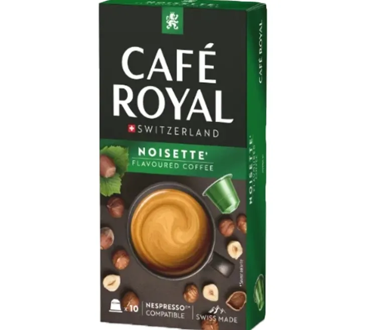 10 capsules compatibles Nespresso* Original Noisette - CAFÉ ROYAL
