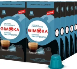 100 capsules compatibles Nespresso* Original Decaffeinato - GIMOKA