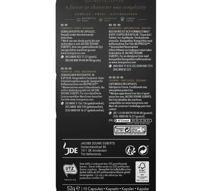 50 capsules compatibles Nespresso* Original Rose - L'OR ESPRESSO