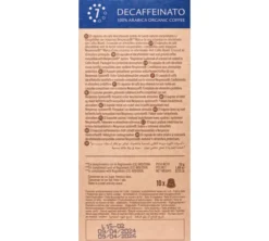 10 capsules compatibles Nespresso* Original Decaffeinato Bio – NOVELL