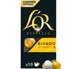 10 capsules compatibles Nespresso* Original Biondo - L'OR ESPRESSO