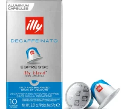 10 capsules compatibles Nespresso* Original Décaféiné Torréfaction Classico - ILLY