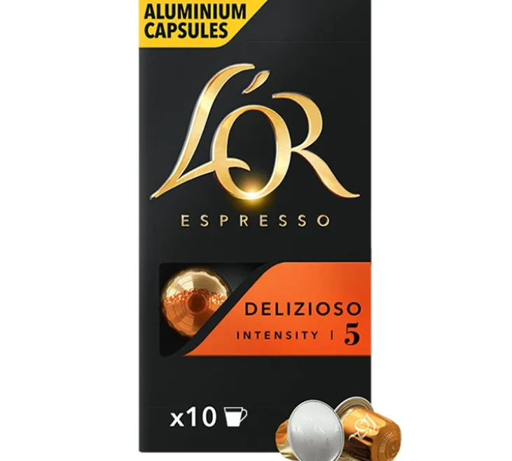 100 capsules compatibles Nespresso* Original Espresso Delizioso - L'OR ESPRESSO