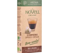10 capsules compatibles Nespresso* Original Aroma Bio – NOVELL