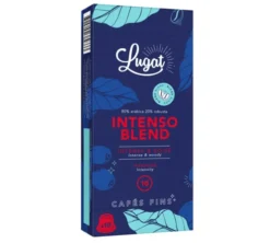 100 capsules compatibles Nespresso* Original Intenso Blend - LUGAT - Anti Gaspi - DLUO 19/11/2026