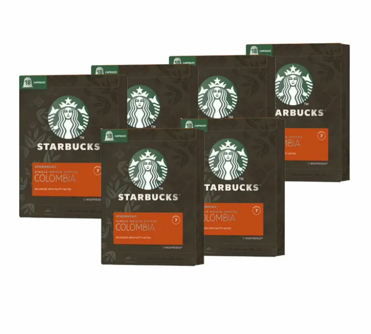 108 capsules compatibles Nespresso* Original Colombia - STARBUCKS