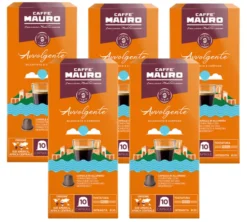 50 capsules compatibles Nespresso* Original Avvolgente- CAFFE MAURO