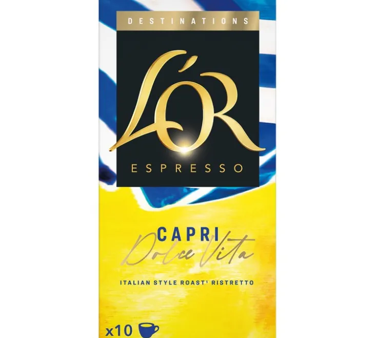 10 capsules compatibles Nespresso* Original - Capri Dolce Vita - L'OR ESPRESSO