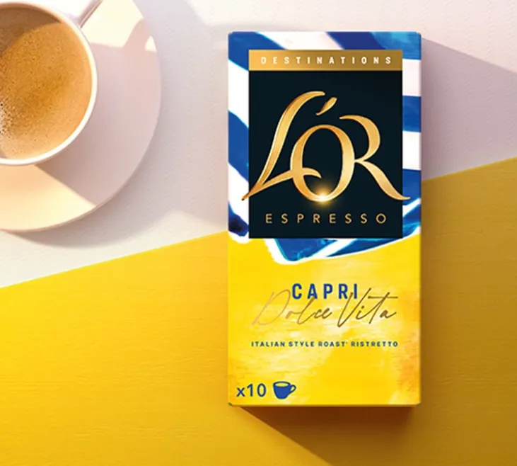 10 capsules compatibles Nespresso* Original - Capri Dolce Vita - L'OR ESPRESSO