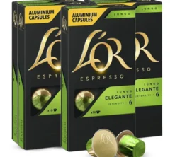 50 capsules compatibles Nespresso* Original Lungo Elegante - L'OR ESPRESSO
