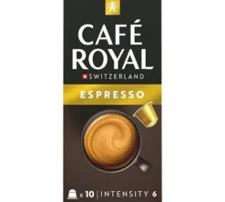 10 capsules compatibles Nespresso* Original Espresso - CAFÉ ROYAL