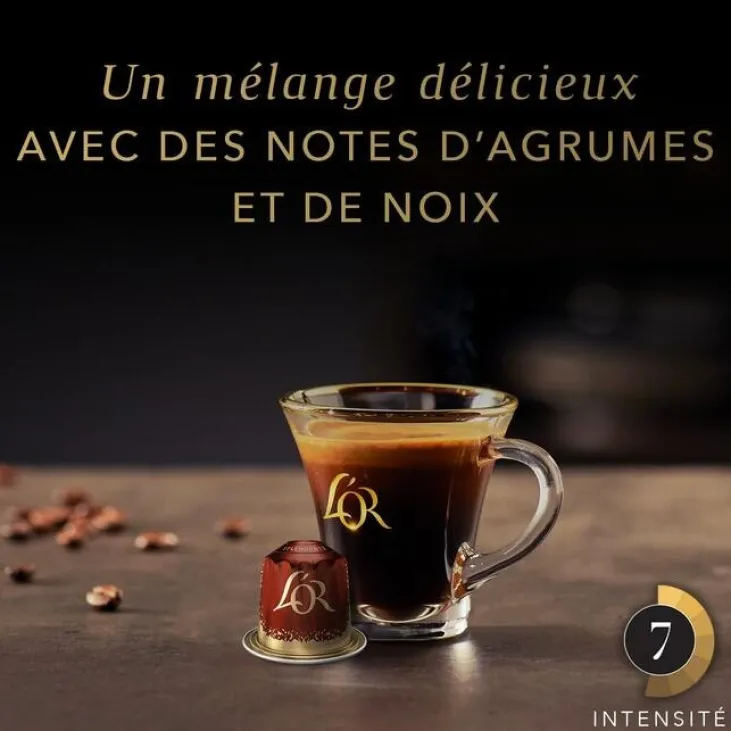 100 capsules compatibles Nespresso* Original Splendente - L'OR ESPRESSO