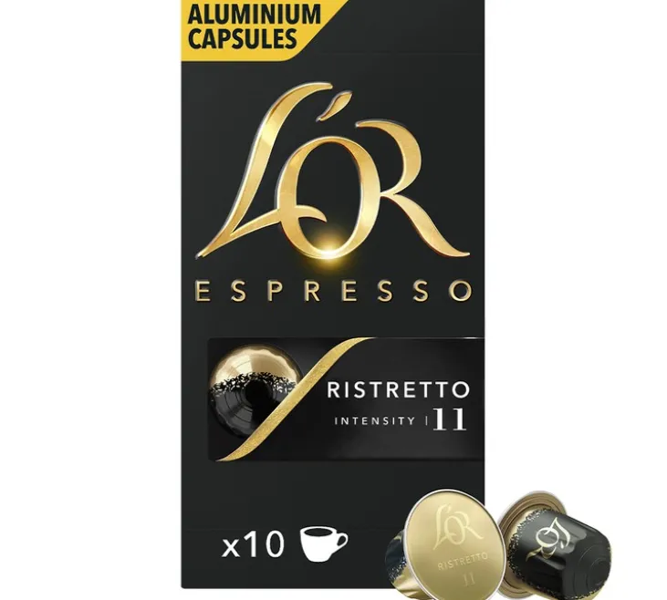10 capsules compatibles Nespresso* Original Ristretto - L'OR ESPRESSO