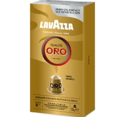 10 capsules compatibles Nespresso* Original Espresso Qualita Oro - LAVAZZA