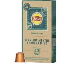 10 capsules compatibles Nespresso* Original Infusion Verveine Menthe - LIPTON