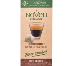 50 capsules compatibles Nespresso® Piu Aroma Bio – NOVELL