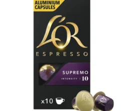 10 capsules compatibles Nespresso* Original Supremo - L'OR ESPRESSO