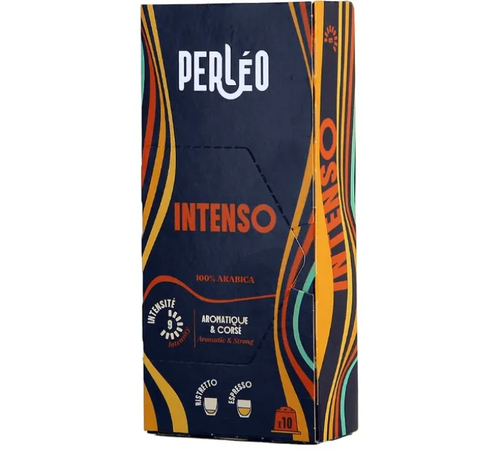 50 capsules compatibles Nespresso* Original Intenso - PERLEO