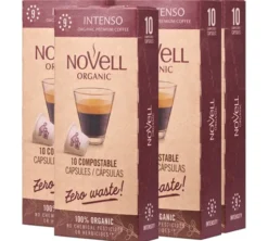 50 capsules compatibles Nespresso® Intenso Bio – NOVELL