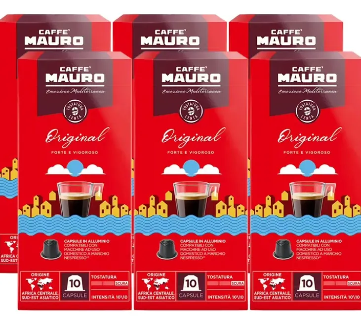 60 capsules compatibles Nespresso Original - CAFFÉ MAURO