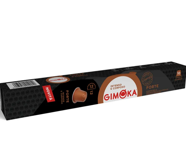 10 capsules compatibles Nespresso* Original Forte - GIMOKA