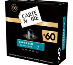 60 capsules compatibles Nespresso* Original - Espresso Classique n°7 - CARTE NOIRE