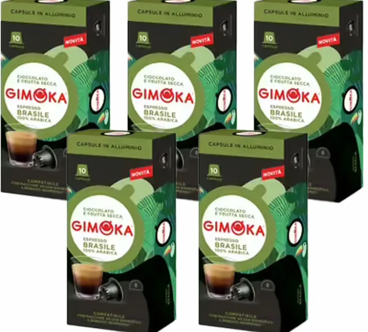 50 capsules compatibles Nespresso* Original Brasile - GIMOKA