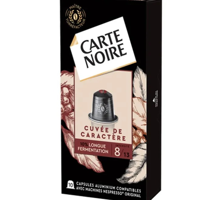 10 capsules compatibles Nespresso* Original Cuvée de caractère - CARTE NOIRE