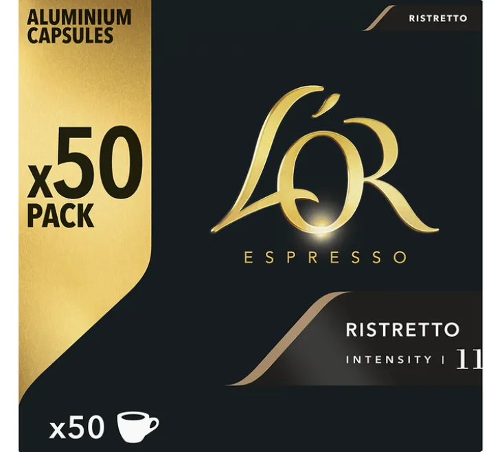 50 capsules compatibles Nespresso* Original Ristretto - L'OR ESPRESSO