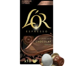 100 capsules compatibles Nespresso* Original Chocolat - L'OR ESPRESSO