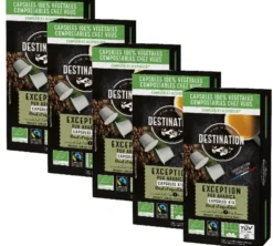 Capsules compatibles Nespresso* Original - Exception Equitable Pur Arabica Bio - DESTINATION 50