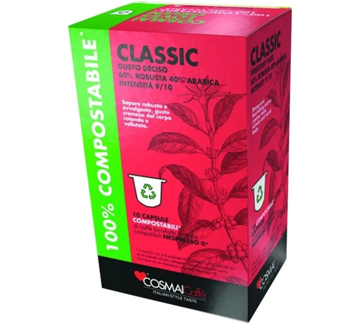 100 capsules compatibles Nespresso* Original Classic - COSMAI CAFFÉ