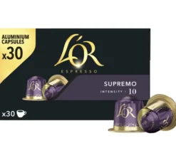 30 capsules compatibles Nespresso* Original Supremo - L'OR ESPRESSO