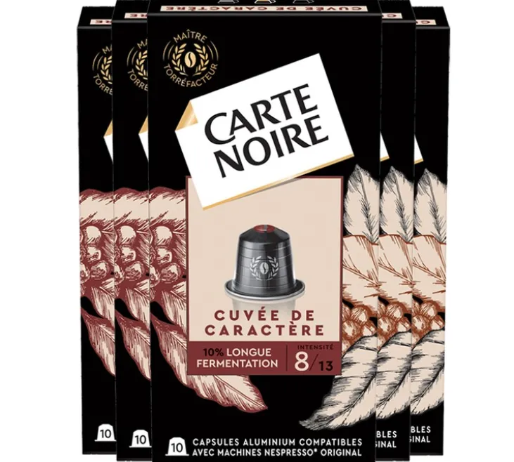 50 capsules compatibles Nespresso* Original Cuvée de caractère - CARTE NOIRE