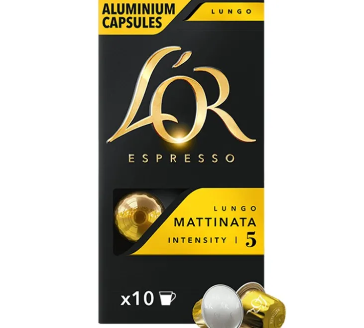 100 capsules compatibles Nespresso* Original Lungo Mattinata - L'OR ESPRESSO