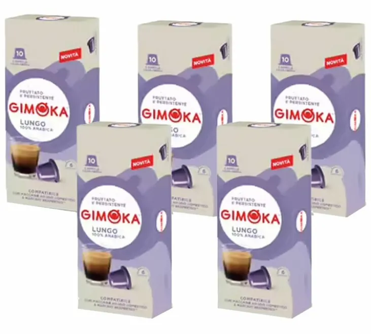 50 capsules compatibles Nespresso* Original Lungo - GIMOKA
