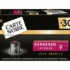 30 capsules compatibles Nespresso* Original - Espresso Intense n°9 - CARTE NOIRE