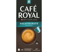 10 capsules compatibles Nespresso* Original Espresso Decaffeinato - CAFÉ ROYAL