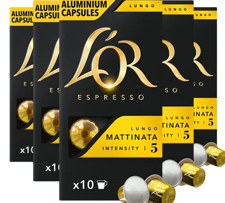 50 capsules compatibles Nespresso* Original Lungo Mattinata - L'OR ESPRESSO