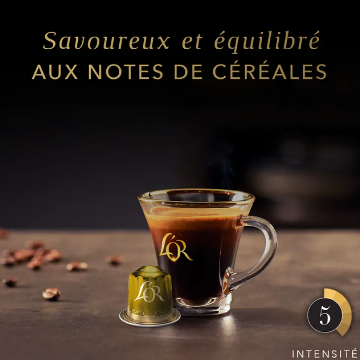 50 capsules compatibles Nespresso* Original Lungo Mattinata - L'OR ESPRESSO