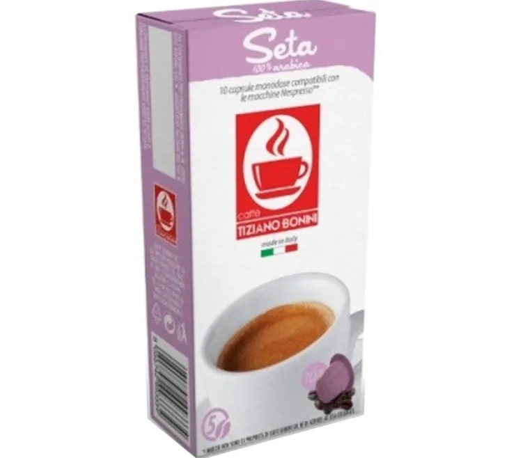 10 capsules compatibles Nespresso* Original Seta - BONINI