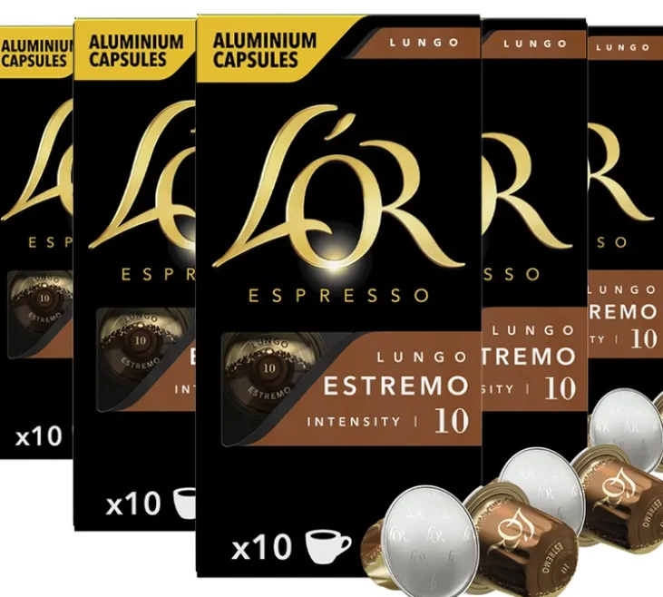 50 capsules compatibles Nespresso* Original Lungo Estremo - L'OR ESPRESSO