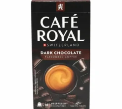 100 capsules compatibles Nespresso® Chocolat Noir - CAFÉ ROYALE