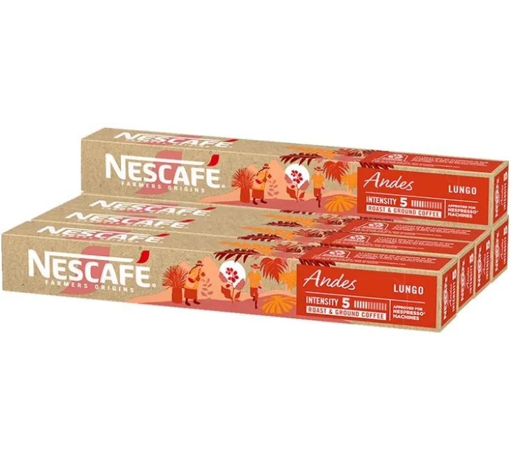 50 capsules compatibles Nespresso* Original Andes - NESCAFE FARMERS ORIGINS