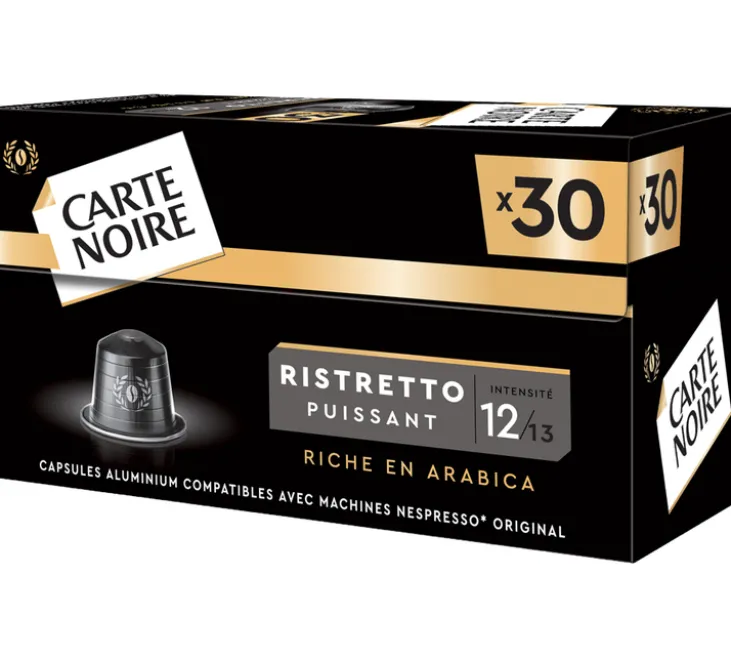 240 capsules compatibles Nespresso* Original Ristretto Puissant n°12 - CARTE NOIRE