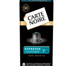 50 capsules compatibles Nespresso* Original Espresso Classique n°7 - CARTE NOIRE