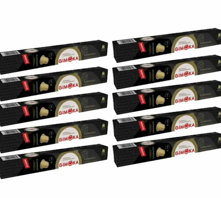 100 capsules compatibles Nespresso* Original Espresso Premium - GIMOKA