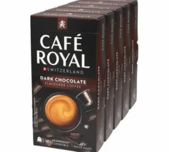 50 capsules compatibles Nespresso* Original Chocolat Noir - CAFÉ ROYAL
