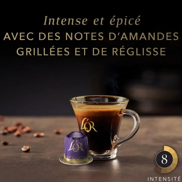 50 capsules compatibles Nespresso* Original Lungo Profondo - L'OR ESPRESSO