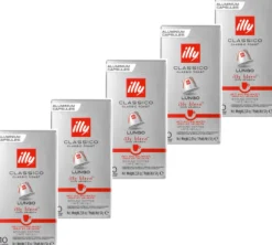 50 capsules compatibles Nespresso* Original Lungo Torréfaction Classico - ILLY